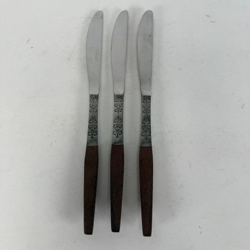 VTG Interpur Stainless Flatware 3 Pcs BUTTER KNIFE 8 3/4
